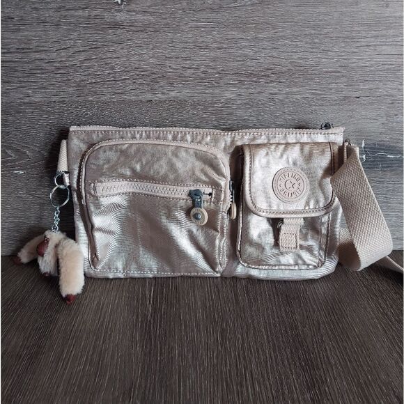 Kipling Presto Metallic Fanny Pack Waist Bag - Picture 1 of 5